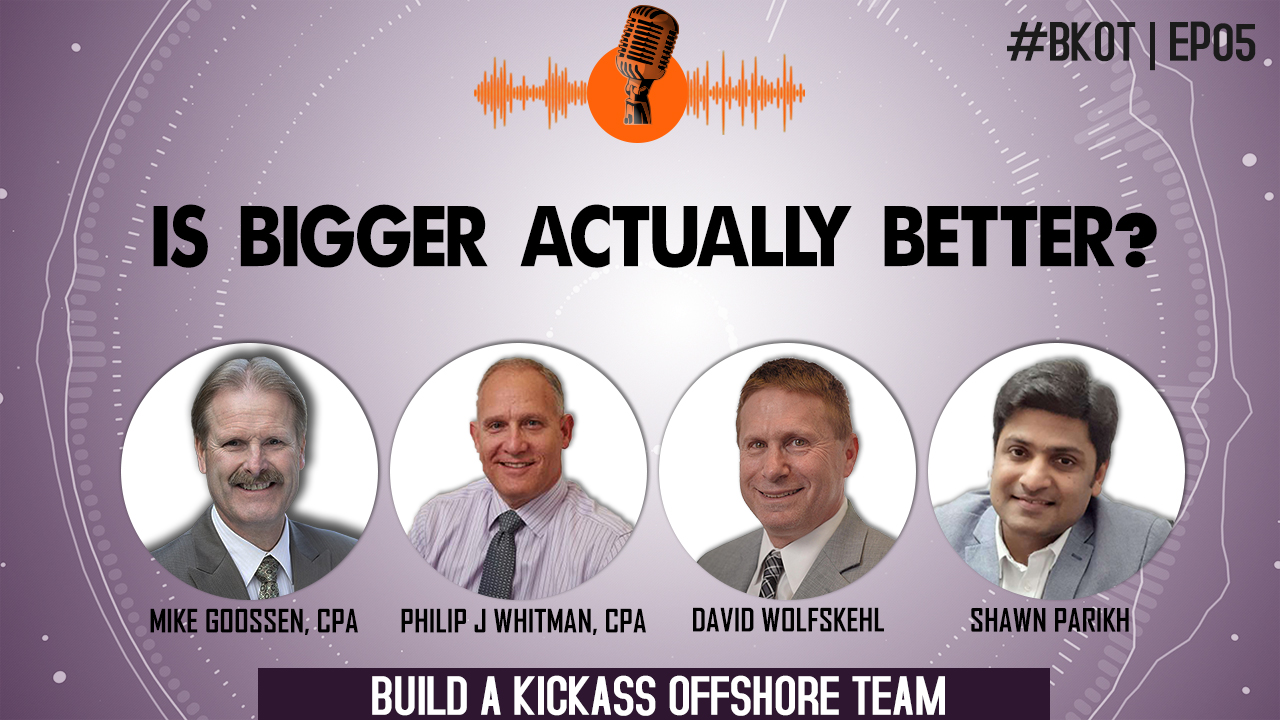 BUILD A KICKASS OFFSHORE TEAM  IS BIGGER ACTUALLY BETTER?