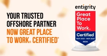 Entigrity Named as a Great Place To Work