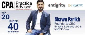 20 UNDER 40 HONOREE AWARD BY CPA PRACTICE ADVISOR