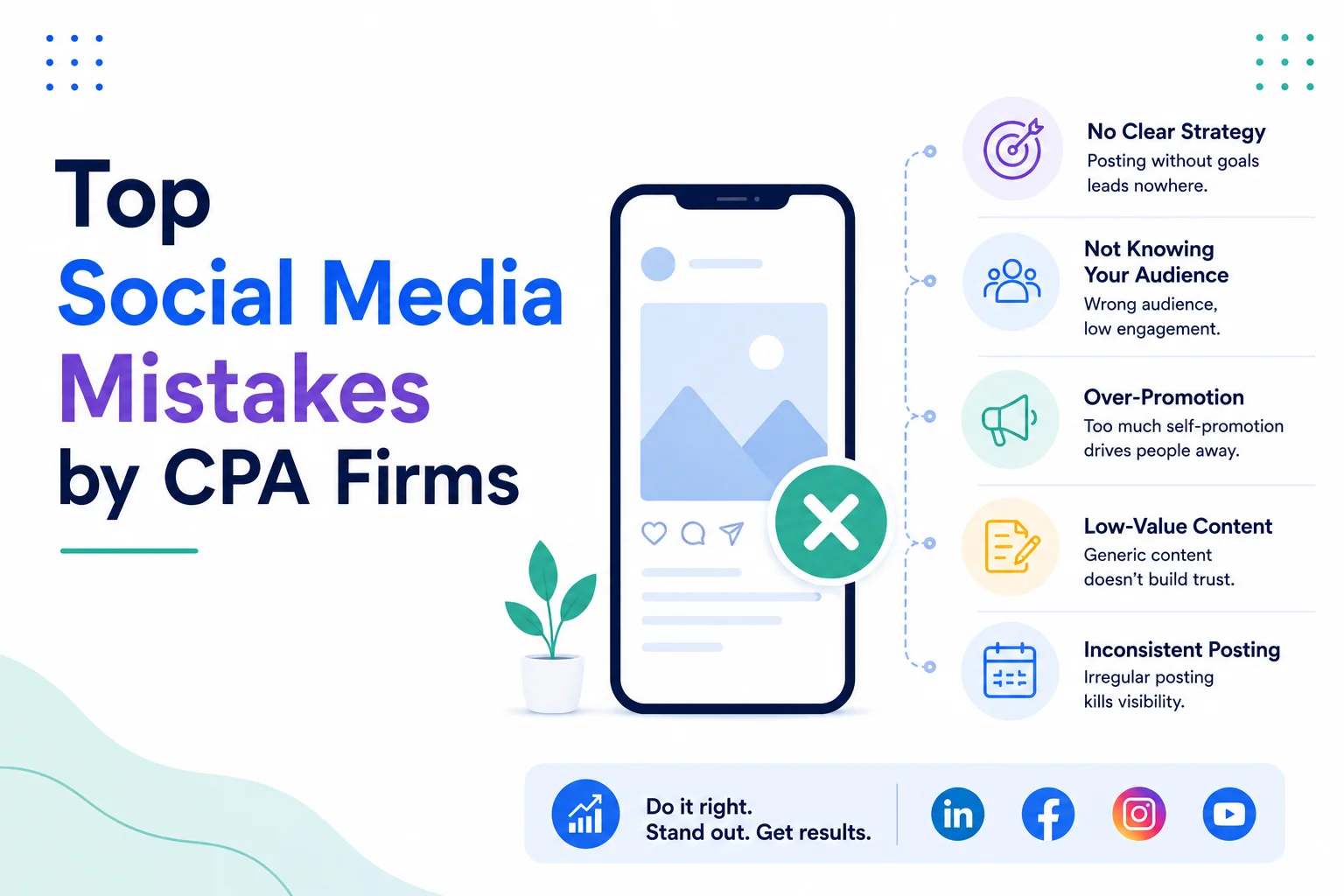 Top Social Media Mistakes CPA Firms Make (And How to Fix Them in 2026)