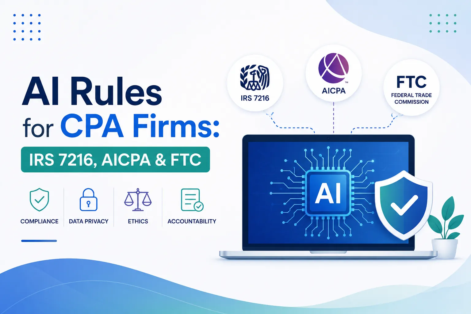 AI Compliance for CPA and Accounting Firms: Client Consent Rules Under IRC §7216, AICPA, and FTC
