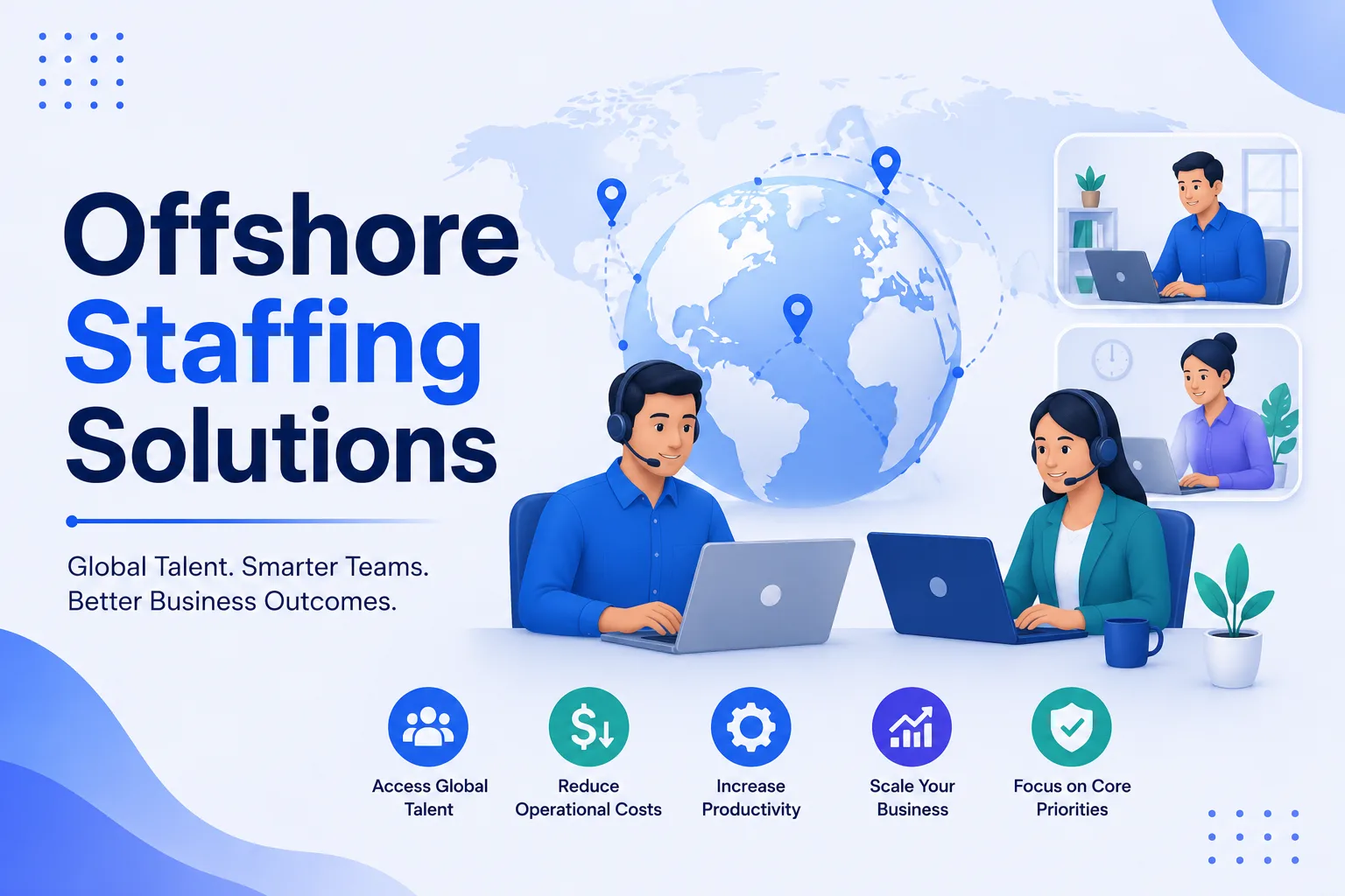 Offshore Staffing Solutions for Businesses