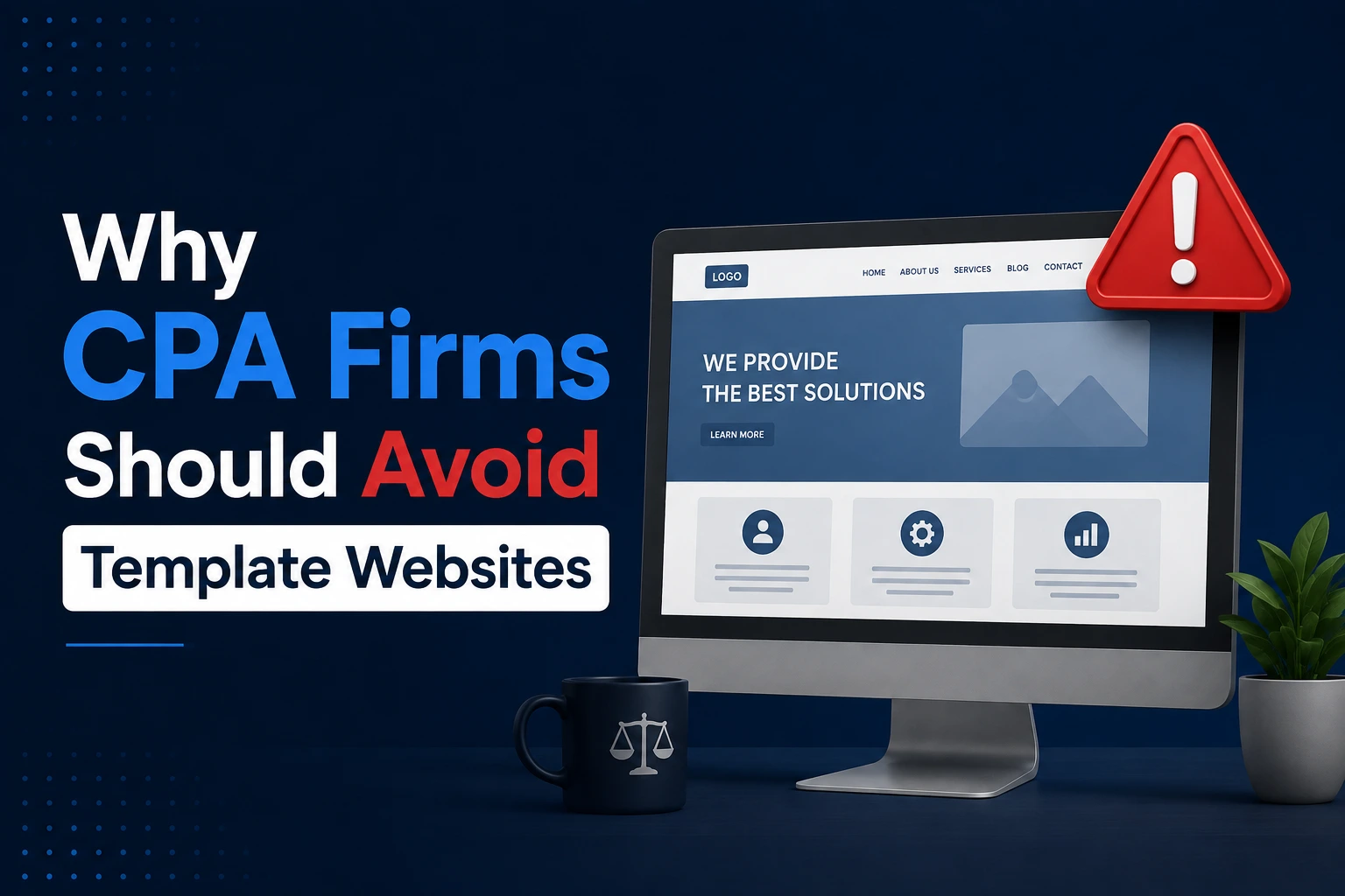 Why CPA Firms Should Avoid Template Websites