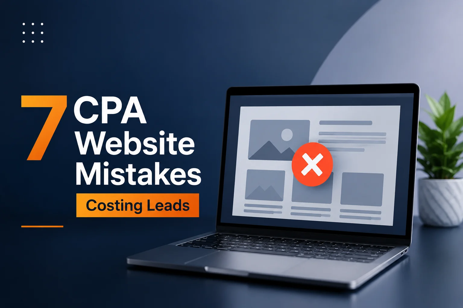 7 Website Mistakes That Cost CPA Firms the Most Leads
