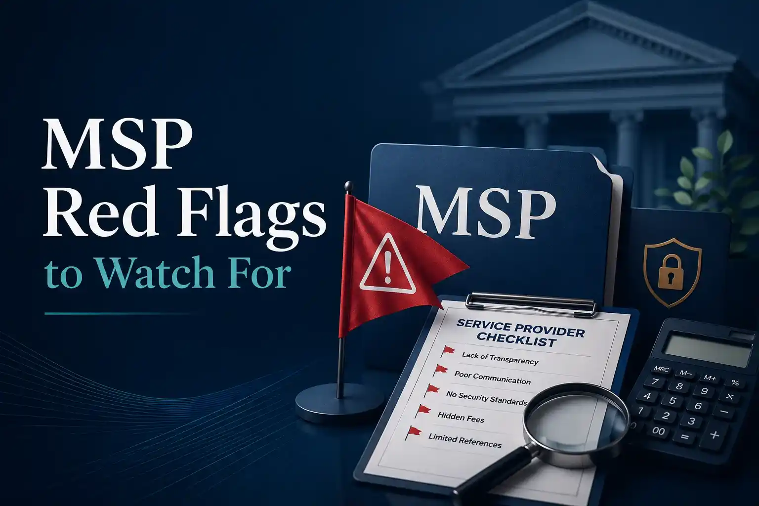 Key Red Flags to Look for When Selecting a Managed Service Provider