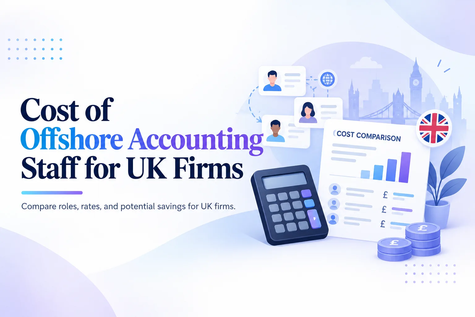 Cost of Offshore Accounting Staff for UK Firms: 2027 Pricing Guide