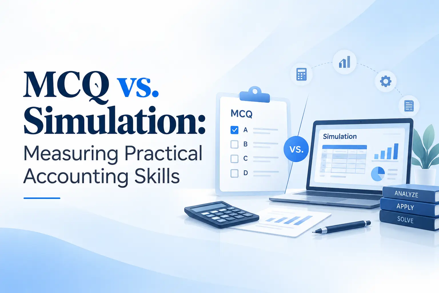 MCQ vs. Simulation: Measuring Practical Accounting Skills