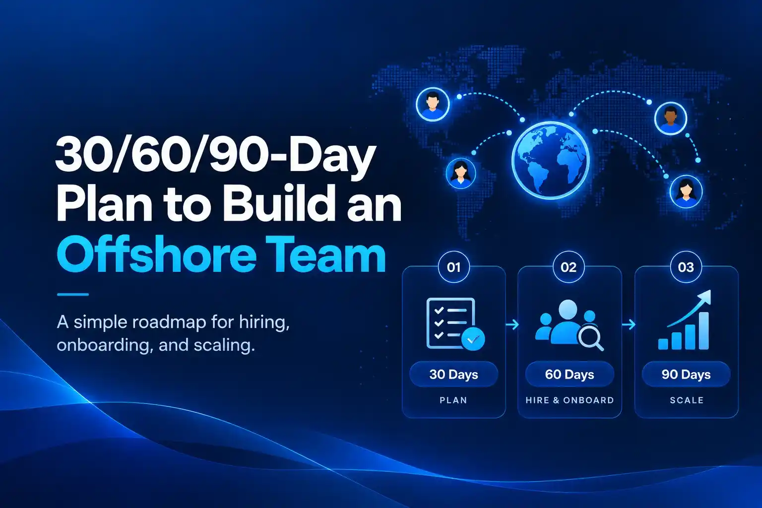 How UK Accounting Firms Should Build an Offshore Team: 30/60/90-Day Playbook