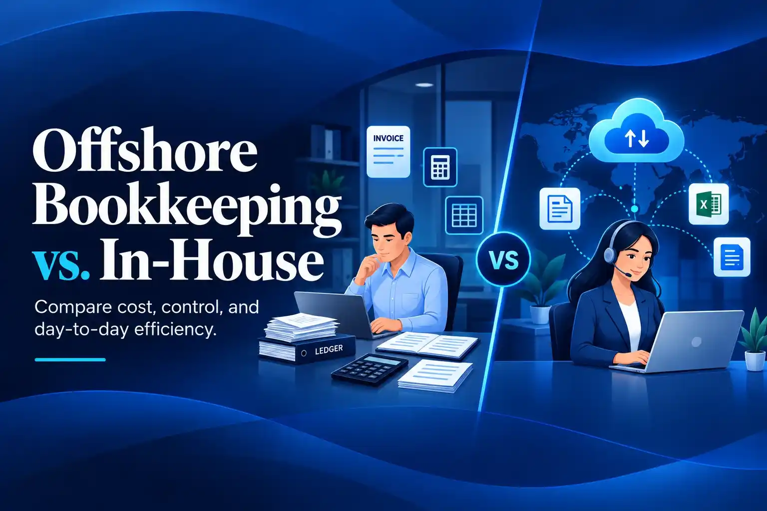 Offshore Bookkeeping vs. In-House: What UK Accounting Firms Should Consider