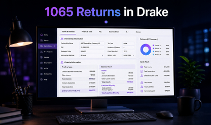 Drake Software 1065 Tax Prep Training