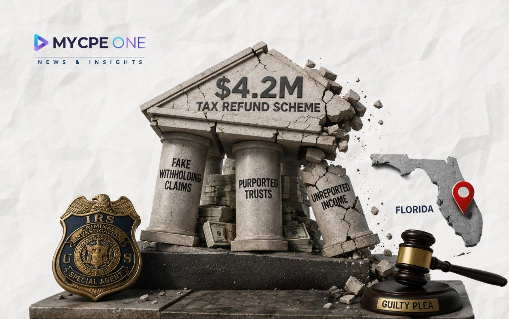Florida Man Admits to $4.2 Million False Tax Refund Scheme