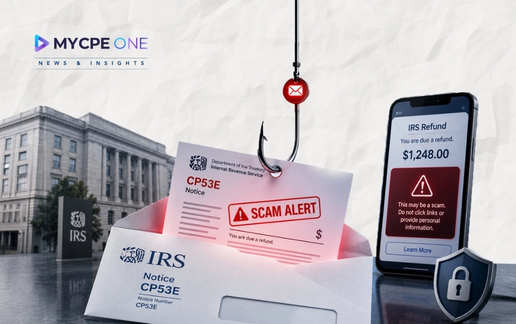 IRS CP53E Refund Scam Sparks Warnings From Accounting Firms