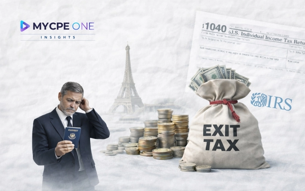 The US Exit Tax Behind George Clooney’s Move to France