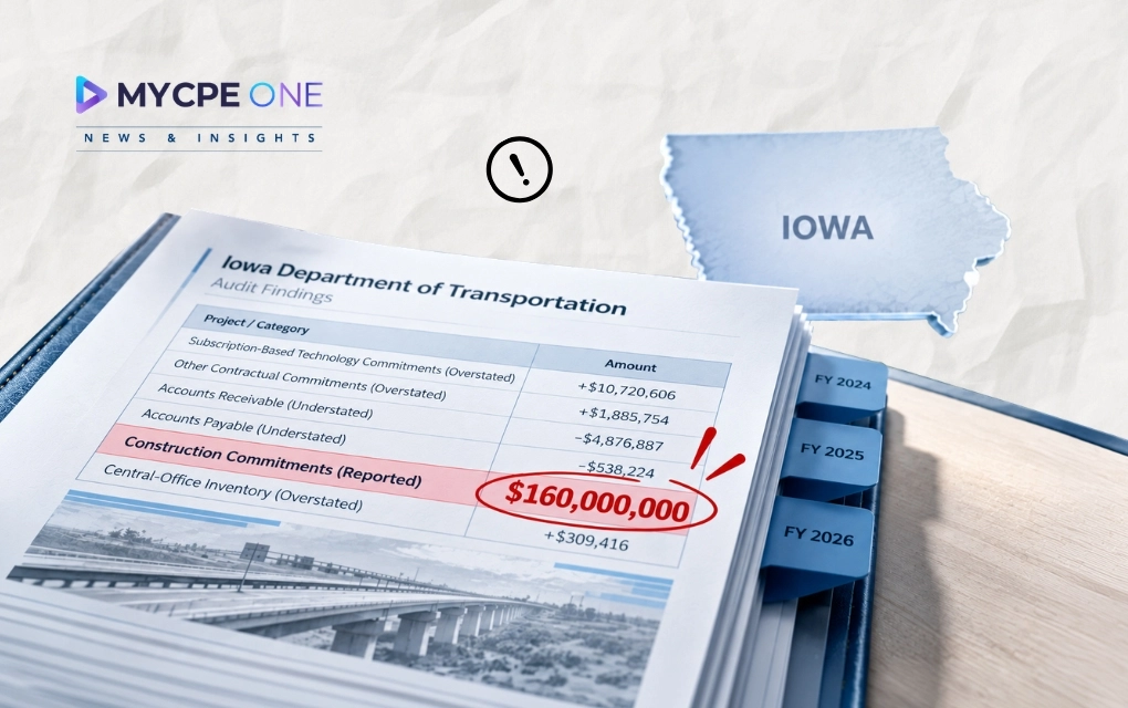 Iowa DOT’s $160M Reporting Slip Put the Books in a Bind