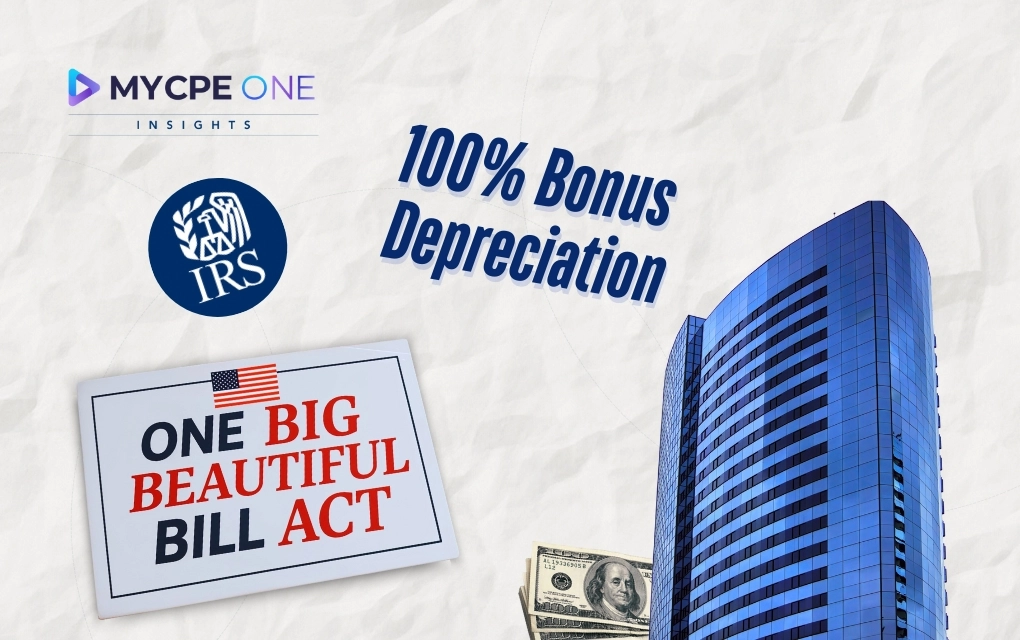 100% Bonus Depreciation Is Back, OBBBA Adds Fine Print