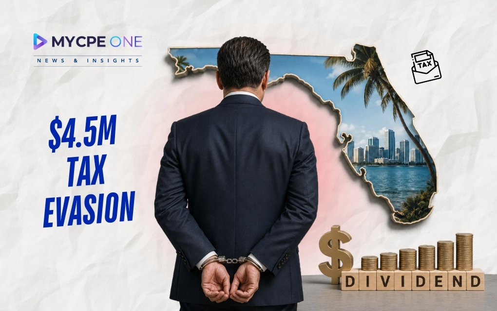 Florida Businessman Admits Tax Evasion Over $4.5M in Dividends