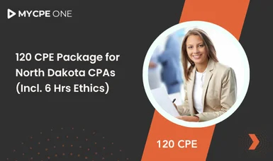 120 CPE Package for North Dakota CPAs (Incl. 6 Hrs Ethics)