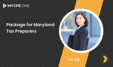 Package for Maryland Tax Preparers