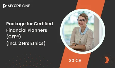 Package for Certified Financial Planners (CFP®) (Incl. 2 Hrs Ethics)