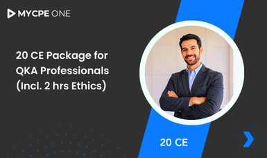 20 CE Package for QKA Professionals (Incl. 2 hrs Ethics)