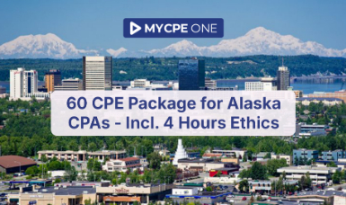 60 CPE Package for Alaska CPAs - Incl. 4 Hours Ethics