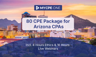 80 CPE Package for Arizona CPAs