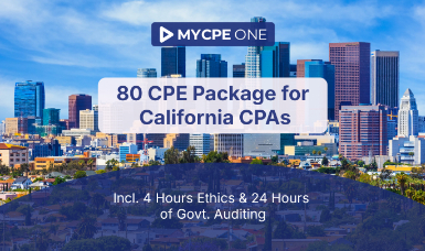 80 CPE Package for California CPAs