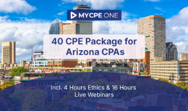 40 CPE Package for Arizona CPAs