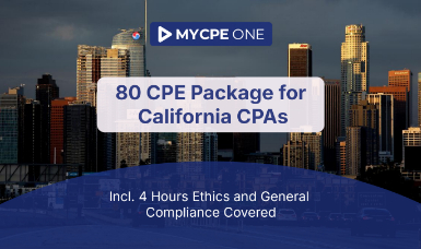 80 CPE Package for California CPAs
