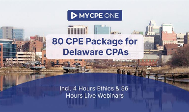 80 CPE Package for Delaware CPAs