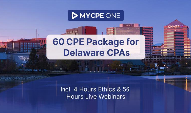 60 CPE Package for Delaware CPAs