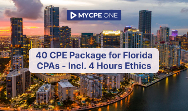 40 CPE Package for Florida CPAs - Incl. 4 Hours Ethics