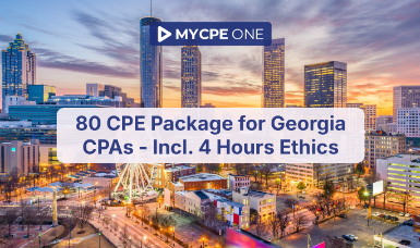 80 CPE Package for Georgia CPAs - Incl. 4 Hours Ethics