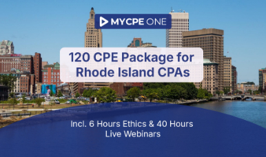 120 CPE Package for Rhode Island CPAs