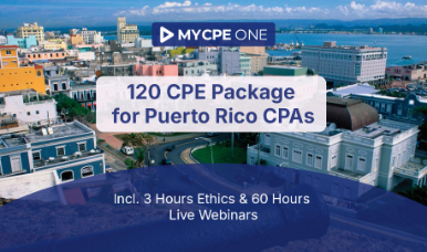 120 CPE Package for Puerto Rico CPAs