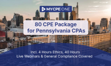 80 CPE Package for Pennsylvania CPAs