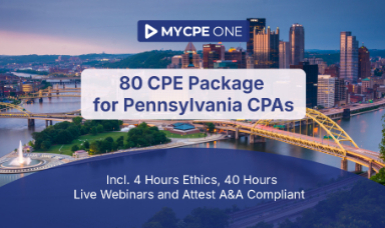 80 CPE Package for Pennsylvania CPAs