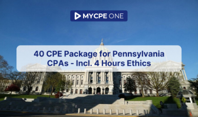 Pennsylvania CPA 40 CPE Ethics Courses