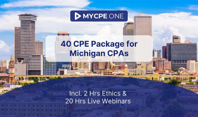 40 CPE Package for Michigan CPAs