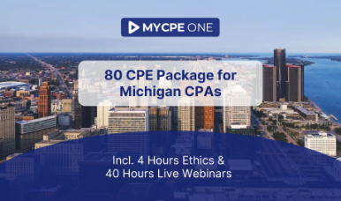 80 CPE Package for Michigan CPAs