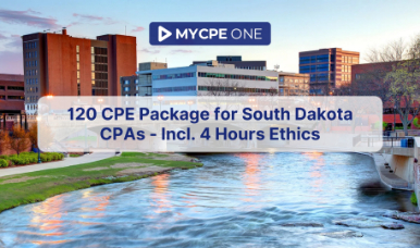 120 CPE Package for South Dakota CPAs - Incl. 4 Hours Ethics