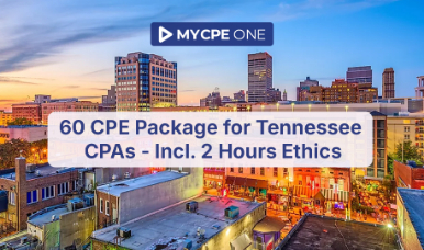 Tennessee CPA 60 CPE Course Package