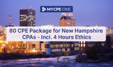 80 CPE Package for New Hampshire CPAs - Incl. 4 Hours Ethics