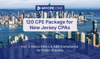 120 CPE Package for New Jersey CPAs