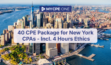 40 CPE Package for New York CPAs - Incl. 4 Hours Ethics
