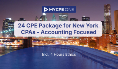 24 CPE Package for New York CPAs - Accounting Focused