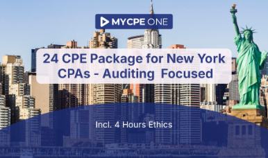 24 CPE Package for New York CPAs - Auditing  Focused