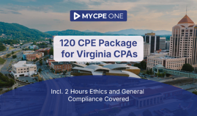 120 CPE Package for Virginia CPAs