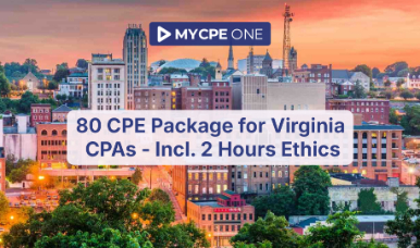80 CPE Package for Virginia CPAs - Incl. 2 Hours Ethics