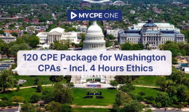 120 CPE Package for Washington CPAs - Incl. 4 Hours Ethics